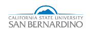 California State University San Bernardino Logo